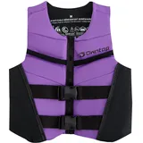 Owntop Schwimmhilfe für Jugend Kinder, verstellbare Auftriebsweste Unisex, Schwimmweste mit Sicherheitsverschlüsse zum SUP Kajakfahren Angeln Segeln - Lila L