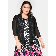 sheego Blusenjacke schwarz 48/50
