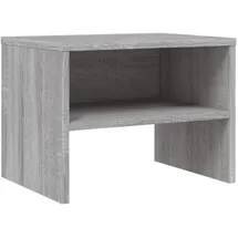 vidaXL Nachtschrank Grau Sonoma 40 x 30 x 30 cm Holzwerkstoff