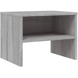 vidaXL Nachtschrank Grau Sonoma 40 x 30 x 30 cm Holzwerkstoff