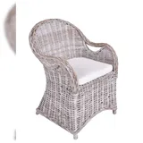 deluke BASEL Gartenstuhl 65 x 64 x 88 cm grau