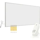 Wiltec Infrarotheizung 850 Watt inkl. WLAN-Thermostat, energieeffizienter Heizkörper mit WLAN Thermostat,