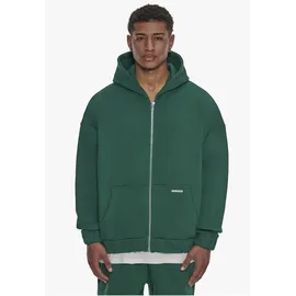 bazix republiq Super Heavy Blank Zip-Hoodie Herren Grün M