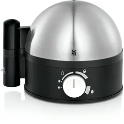 Stelio Eierkocher für 7 Eier  (Schwarz, Chrom)
