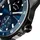 Withings ScanWatch Nova 42 mm blau, FKM-Armband mit Edelstahlschnalle silber