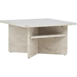 venture home Couchtisch Ålesund Beige Holzwerkstoff 75 x 42 x 75 cm