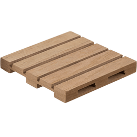Out of the Blue Untersetzer Palette aus Holz »Lieblingsdrink« ca. 10·10·1cm 4er Set im Palettenstyle
