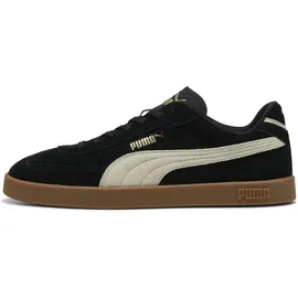 Puma Club II Era Suede Herren Weite E Schwarz/Alpine Snow/Gum 48