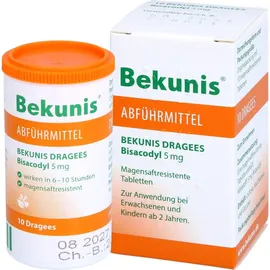hansa naturheilmittel gmbh Bekunis Dragees Bisacodyl 5 mg magensaftres.Tabl. 10 St.
