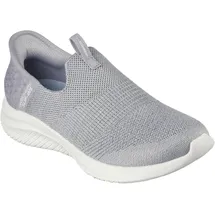 SKECHERS Ultra Flex 3.0 - Smooth Step light grey knit jersey trim 41