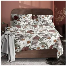 IRISETTE Wave 8625 Floral Kupfer 135 x 200 cm + 80 x 80 cm