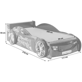 Vipack Autobett MRX schwarz