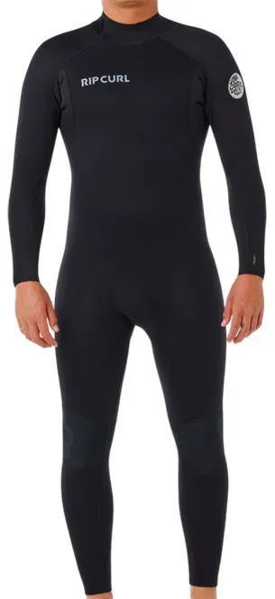 RIP CURL TRAD 4/3 BACK ZIP Full Suit 2026 black - LT