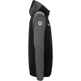 Kempa Ambition 28 Kapuzenjacke Herren Schwarz/Anthra S