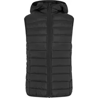 URBAN CLASSICS Ladies Ultra Light Puffer Weste in Schwarz, Größe L