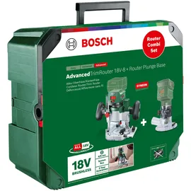 Bosch AdvancedTrimRouter 18V-8 Combi-Set inkl. Zubehör