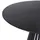 Beliani Säulentisch Ø 120 cm schwarz