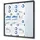 Showdown Showdown® Displays Schaukasten SLIM grau 12x DIN A4 90,6 x 5,0 x 94,8 cm, 1 St.