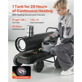 Vevor Membran-Airless-Farbspritzgerät 1800 W