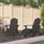 vidaXL Adirondack-Gartenstuhl 83 x 92 x 83 cm weiß 2 St.