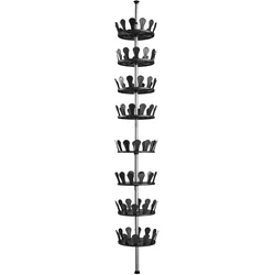 TECTAKE Schuhkarussell 26,5x100-300cm, Platz für 48 Paar Schuhe