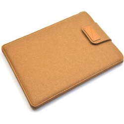 König Design Universal Filz Notebook Tablet Sleeve 11 – 15 Zoll Tasche Hülle Laptop Case Etui, Notebooktasche, Braun
