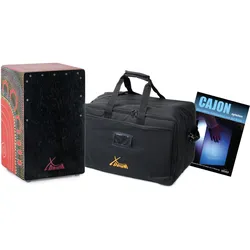 XDrum Design Series Cajon "Flower" Set inkl. Tasche + Schule