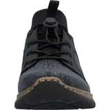 Rieker Damen Sneaker Halbschuh Stretchschaft trendiges Design N3295, Größe:39 EU, Farbe:Blau | Gr.: 39