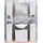 WELLTIME Rallye Hochschrank 25 x 190 x 34 cm Weiß Kunststoff