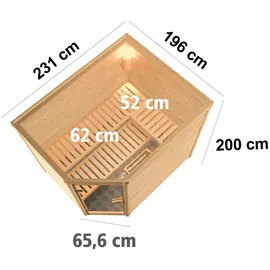 Karibu Saunaofen Tanami 9 kW + Steuergerät