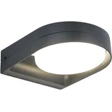 Lutec Außenwandleuchte Aluminium 5 x 16 x 20 cm 1 Stück grau