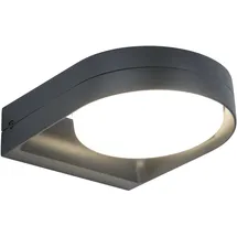 Lutec Außenwandleuchte Aluminium 5 x 16 x 20 cm 1 Stück grau