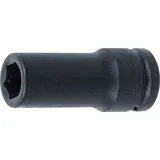 BGS Kraft-Steckschlüssel-Einsatz Sechskant tief 20 mm (3/4") SW 19 mm
