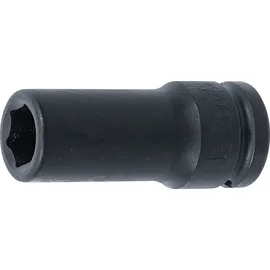 BGS Kraft-Steckschlüssel-Einsatz Sechskant tief 20 mm (3/4") SW 19 mm