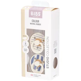 Bibs 1 - Anatomic Studio Duo Pin Steel Blue St Sauger