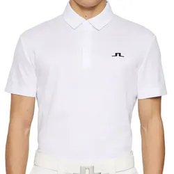 J.Lindeberg Golf Peat Herren Polo weiss