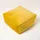 Homescapes Sitzpouf senfgelb – Sitzsack eckig, 60x60x27 cm,