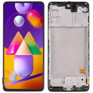 tradebit LCD-Display und Touchscreen, Ersatzbildschirm für Samsung Galaxy M31S (SM-M317F) OLED Rahmen, Ersatzteile für Smartphone