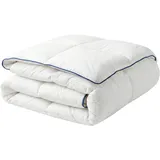 Beliani Bettdecke Entenfedern und Daunen Leicht Warm 220 x 240 cm