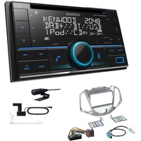 Kenwood DPX-7300DAB Autoradio Bluetooth DAB+ für Ford EcoSport ab 2014 silber