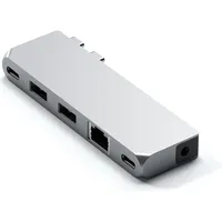 Satechi Pro Hub Mini (USB-C, 5 Ports), Dockingstation + USB Hub, Silber