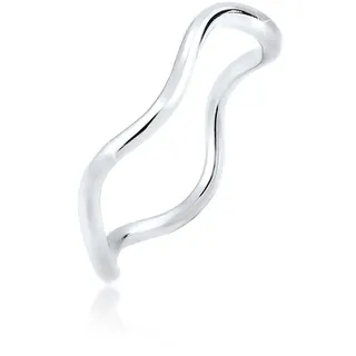 Elli Ring Wellen Minimal Geo 925 Sterling Silber