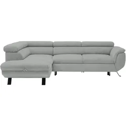 Ecksofa Raven Hellgrau