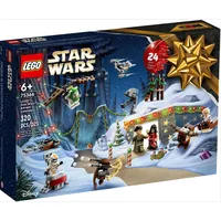 LEGO Star Wars 75366 Adventskalender 2023 Weihnachten Urlaub Countdown Spielset (320 Teile), Mehrfarbig