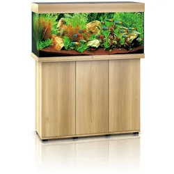 JUWEL Rio 180 LED Aquarium mit Unterschrank helles Holz