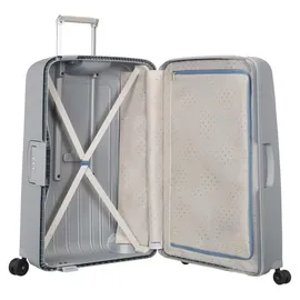 Samsonite S'Cure 4-Rollen 75 cm / 102 l silver