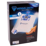 Wessel-Werk 4 x WM3 = Swirl M52 Staubsaugerbeutel für Miele mit Staubverschluss + Motorfilter