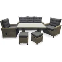 bellavista - Home & Garden® Asti Dining-Loungeset braun