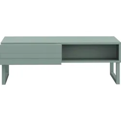 Couchtisch FORTE "Bretania", grün (salbei, salbei, salbei), B:110cm H:38,4cm T:63cm, Tische