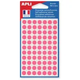 APLI Markierungspunkte rund 8 mm Rosa